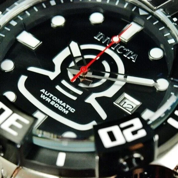 Men's Grand Diver Automatic 46mm Black Watch! New!